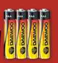 Элемент питания Daewoo LR03 DB/SR-4